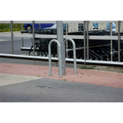 Tree protection hoop | steel tube |  48 x 2,5 mm / |  60 x 2,5 mm | for casting in concrete | steel tube  48 x 2,5 mmtotal width: approx. 750 mmtotal height: approx. 1400 mm | hot-dip galvanized